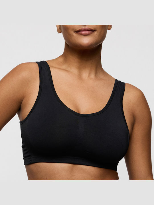 Black Athletic Bra without Underwire