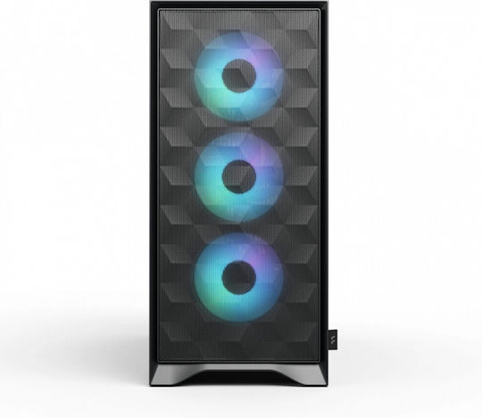 Fractal Design Pop 2 Air Gaming Midi Tower Κουτί Υπολογιστή με Πλαϊνό Παράθυρο Μαύρο