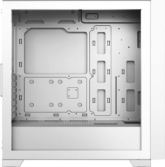 PCCOOLER C3D510 Gaming Micro Tower Κουτί Υπολογιστή με Πλαϊνό Παράθυρο και ARGB Φωτισμό Λευκό