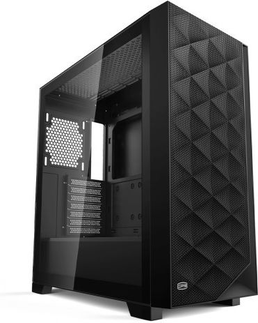 PCCOOLER C3D510 Gaming Micro Tower Κουτί Υπολογιστή με Πλαϊνό Παράθυρο Μαύρο
