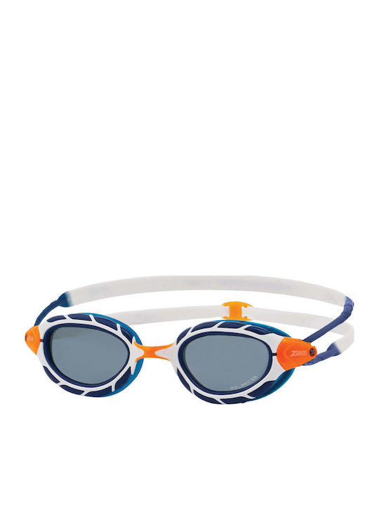 Zoggs Predator Polarized Adults Swimming Goggles with Anti-Glare Blue Lenses