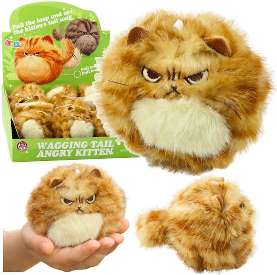 Lean Toys Plush Kitten with Sound 9 cm