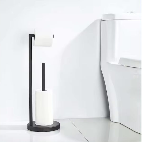 Metallic Toilet Brush Black