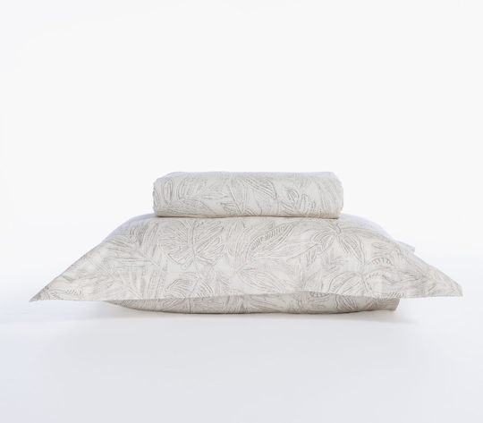 Nef-Nef Homeware Tundra Υπέρδιπλο Ecru/grey 240x230cm
