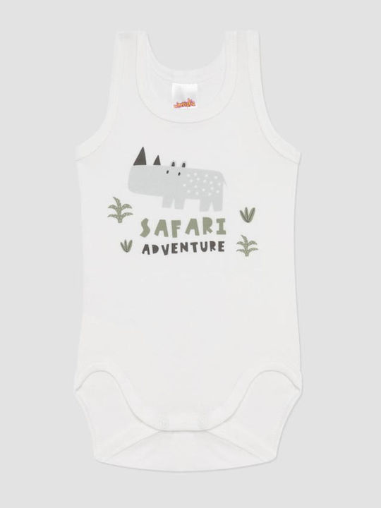 Minerva Forest Camping Baby-Body Mehrfarbig Khaki 2 Stück