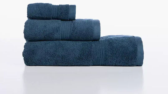 Nef-Nef Homeware Προσώπου Aegean 50x100εκ. Blue Βάρους 705gr/m²