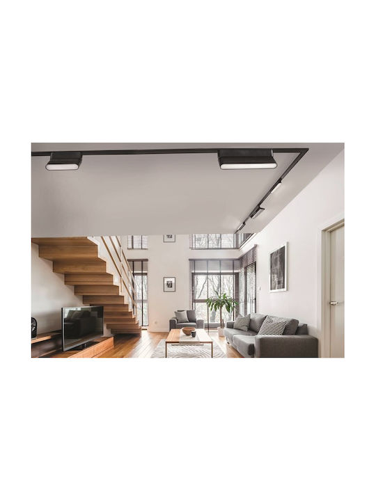 AZzardo Black Mount Ceiling Light With Integrated LED