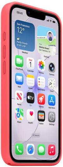 Apple Husă Silicon cu MagSafe Back Cover Silicon Bright Guava (iPhone 17e)