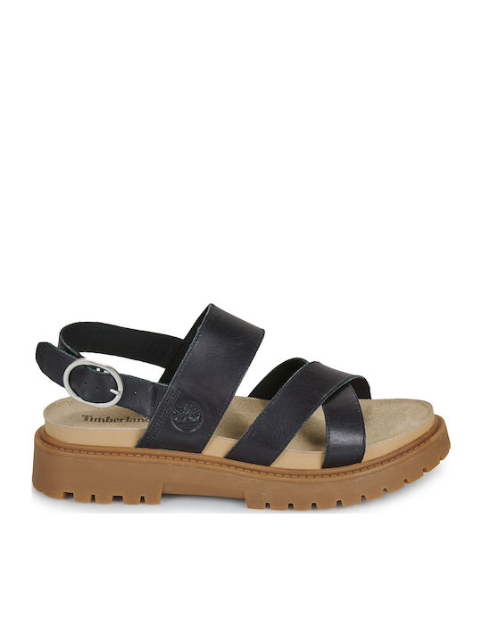 Clairemont Way Flache Sandalen für Damen Schwarz