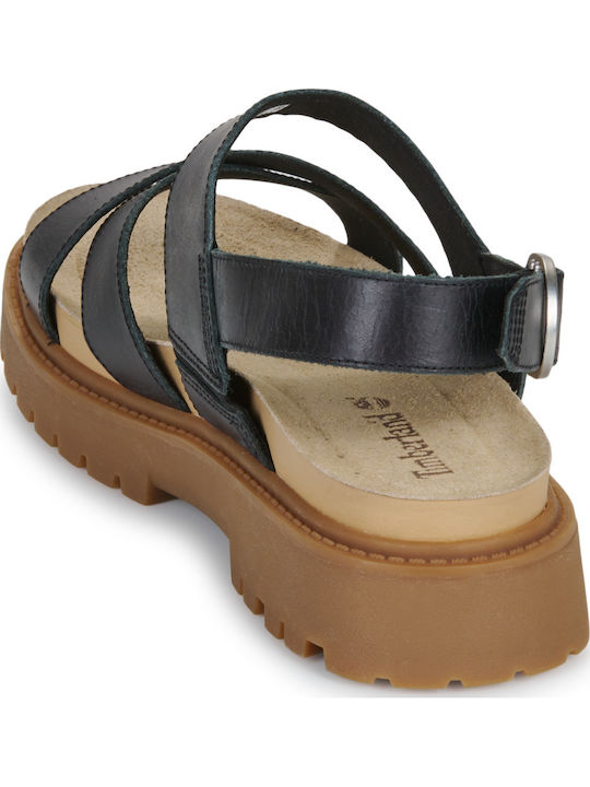 Clairemont Way Flache Sandalen für Damen Schwarz