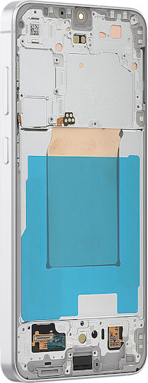 Clappio Complete Screen Compatible Galaxy S25 Fe Lcd Panel Frame Light Blue