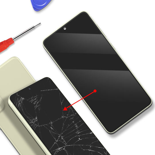Clappio Full Lcd Replacement Screen Galaxy S21 Fe Chassis Olive Green