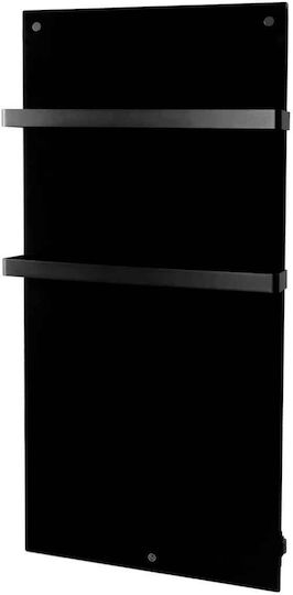 Eurom Radiator Electric Pentru Prosoape cu Fațadă de Sticlă 600W 115x46.5cm Negru