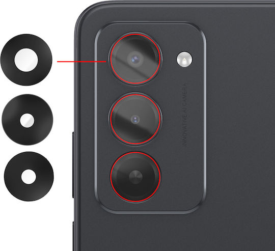 Clappio Rear Camera Lens Compatible Redmi 15 5g Photo Sensor Repair Black
