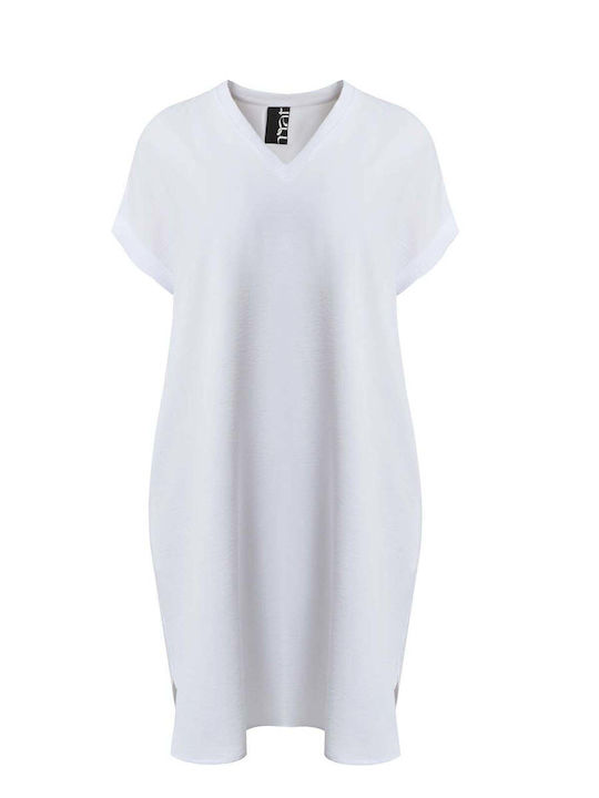 Rochie De Vară Pentru Femei Midi Albă