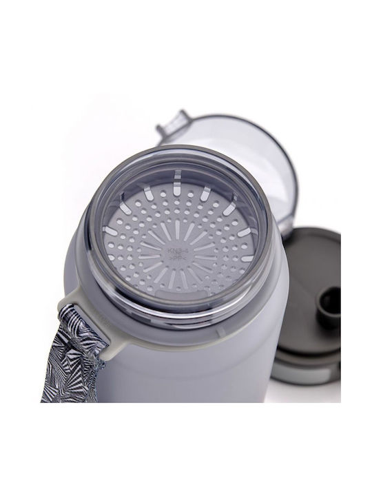 Meteor Πλαστικό Παγούρι 650ml Γκρι