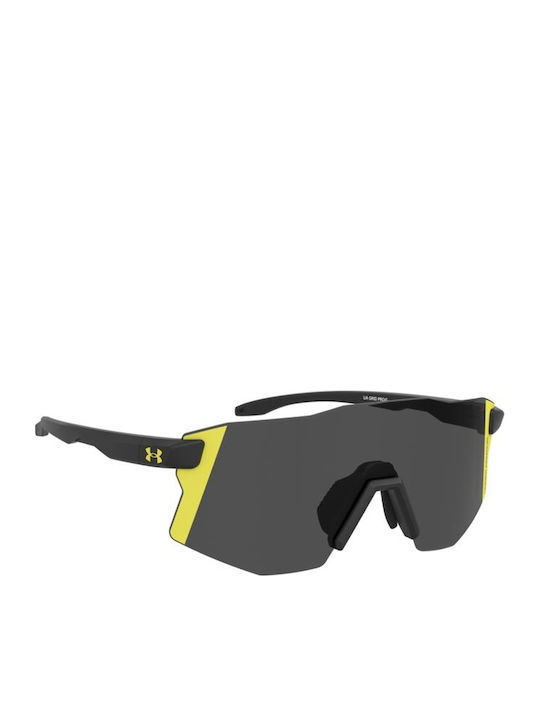Under Armour Pro Ochelari De Soare Pentru Bărbați Cu Culoare Neagră A Șevelului Și Culoare Neagră A Lentilei