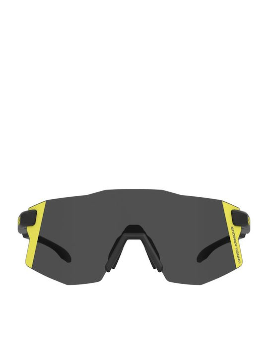 Under Armour Pro Ochelari De Soare Pentru Bărbați Cu Culoare Neagră A Șevelului Și Culoare Neagră A Lentilei