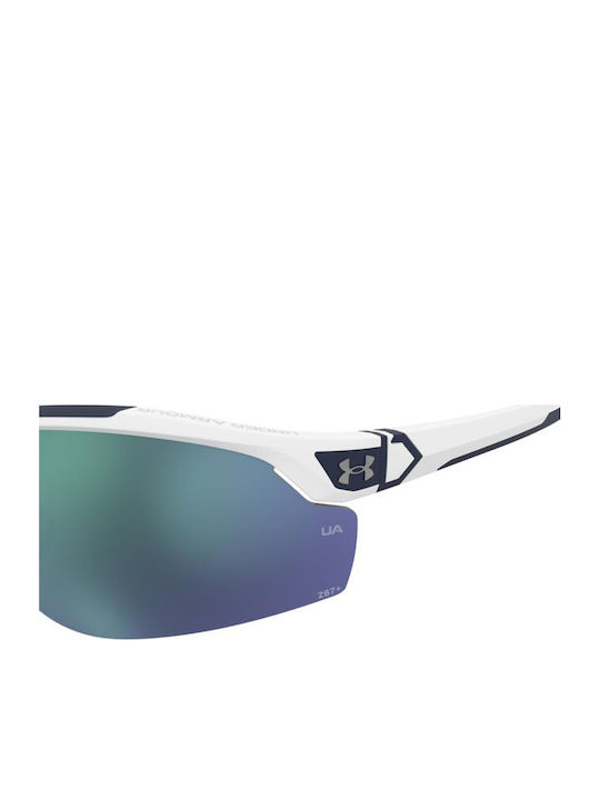 Under Armour Pro 2 Ochelari De Soare Pentru Bărbați Cu Culoare Albastră A Sceletului Și Culoare Albastră A Lentilei