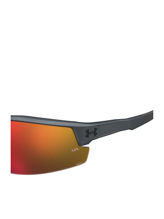 Under Armour Ochelari de Soare pentru Bărbați cu Ramă Neagră și Lentilă Neagră