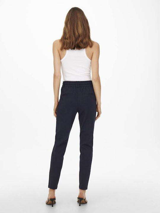 Damen Chino Hose in Karotten Passform Blue Graphite