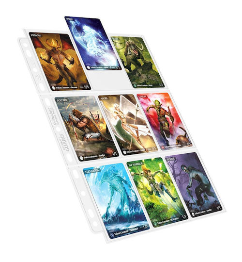 Ultimate Guard Top-Load Page Card Pages 9-Pocket Standard Size 100τμχ Διάφανες