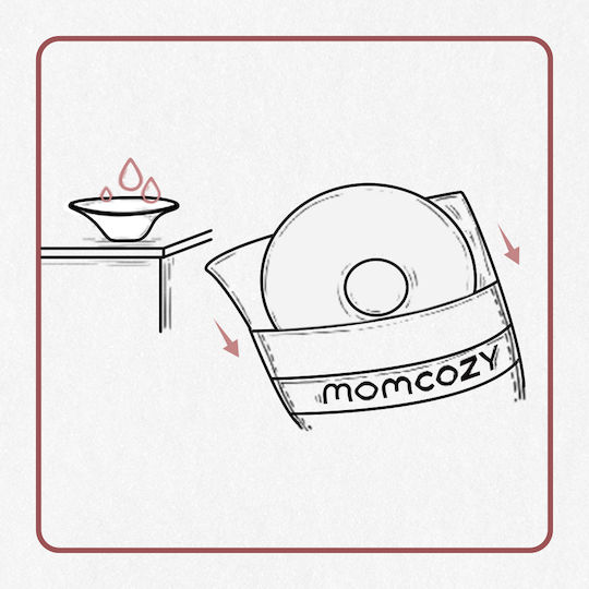 Momcozy Сребърен Комплект За Защита При Кърмене 45 Мм 2 Бройки Редовни