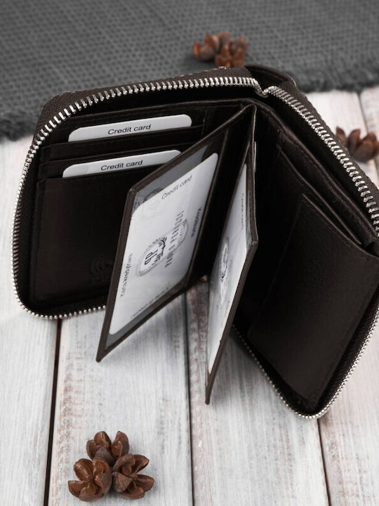 Leder Herren Bote Tasche Braun