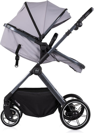 Chipolino Pearl Reversible 2 in 1 Baby Stroller Suitable for Newborn Platinum
