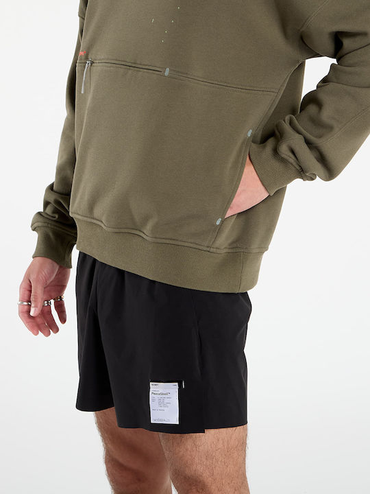 Sweatshirt with Hood Olive Strata