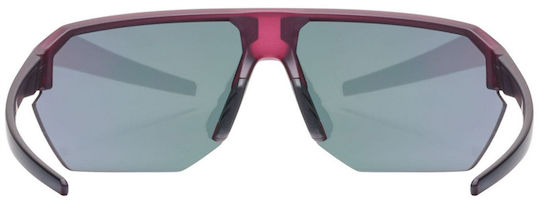 Uvex Cycling Glasses With Pink Frame And Photochromic Lenses