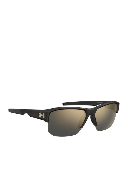 Under Armour Ochelari de Soare pentru Bărbați cu Ramă Neagră și Lentilă Neagră