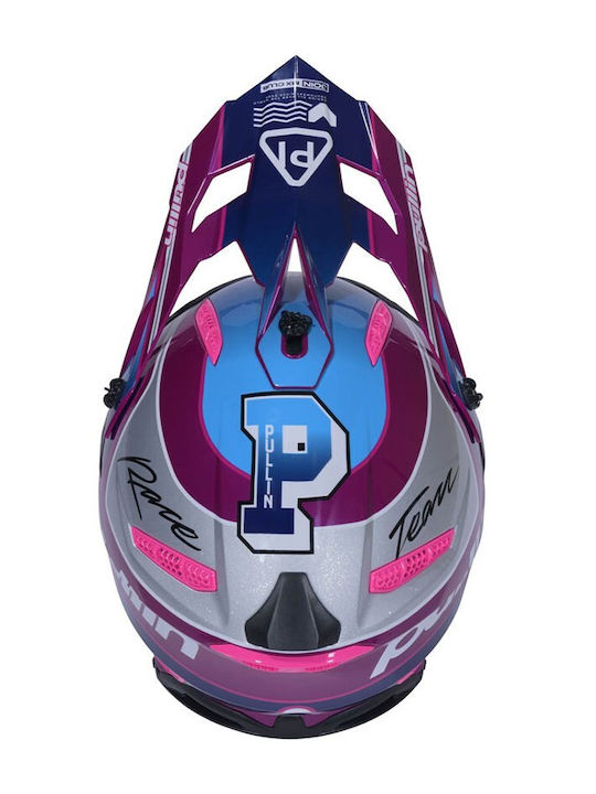 Pull-In MX Team Graphics Κράνος Μηχανής Motocross ECE 22.06 1310gr