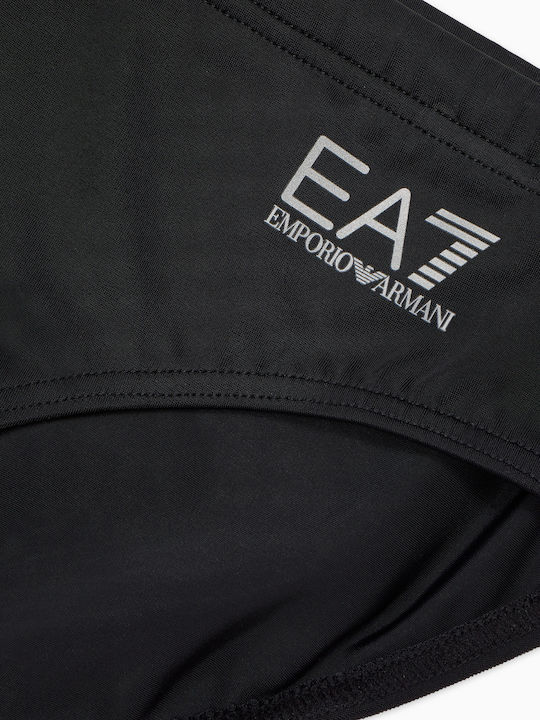 Emporio Armani Мъжки Бански Плувни Шорти Черни