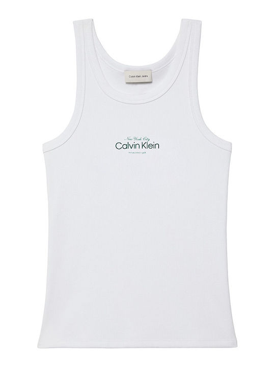 Women's Cotton Sleeveless Top White