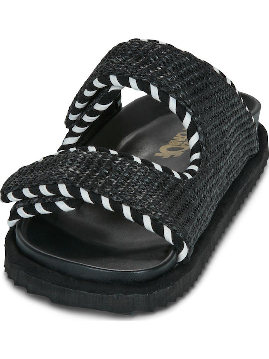 Women's Flat Sandals Black