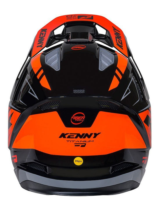 Kenny MX Titanium Black Orange Gradient Motorcycle Helmet Motocross ECE 22.06 1250gr