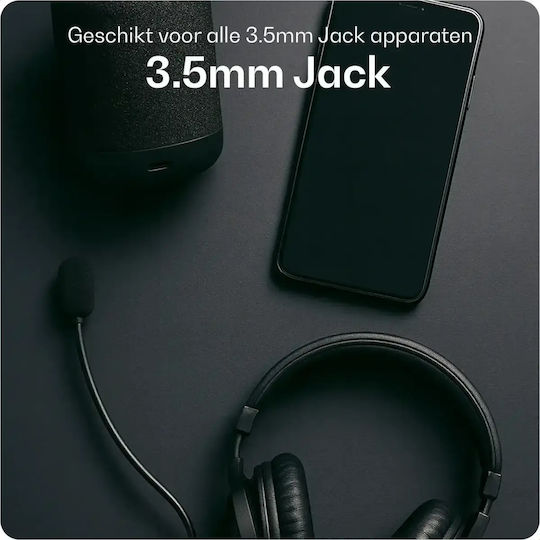Buddi Cablu Flex USB 2.0 USB-C Male - 3,5 mm Negru 2m