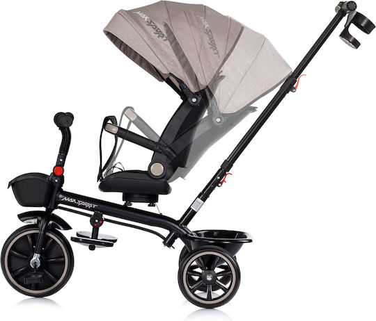 Chipolino Max Sport with Parental Handle for 1.5+ Years Latte