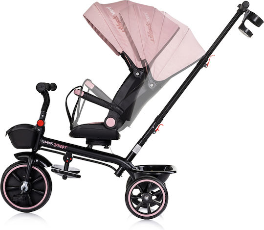 Chipolino Max Sport with Parental Handle Powder Pink