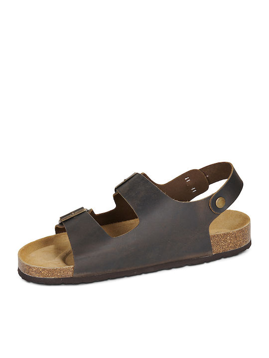 Flint Herrensandalen in Braune Farbe
