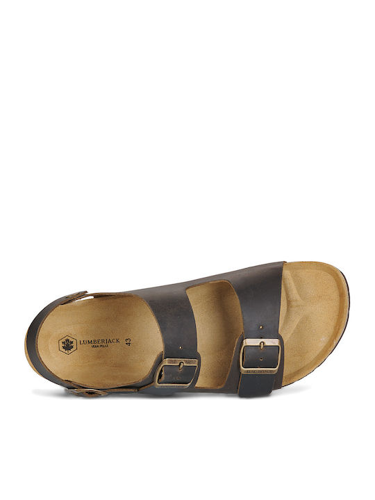Flint Herrensandalen in Braune Farbe