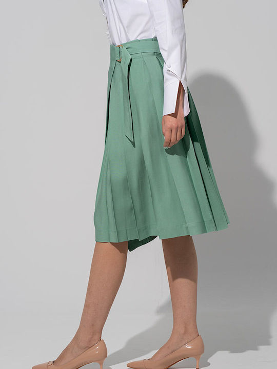Midi Women's Skirt Envelope Aqua