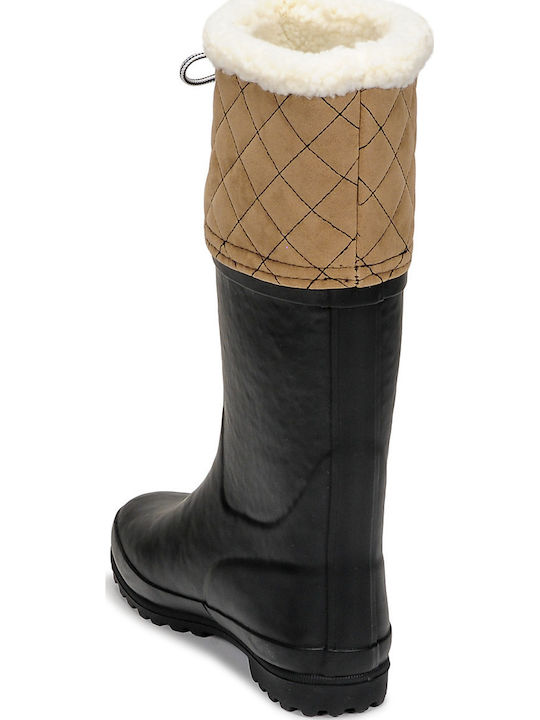 Women's Boots with Fur Blue