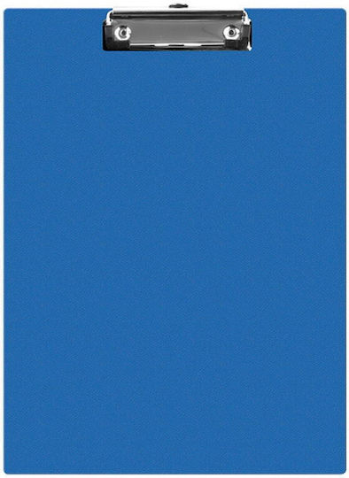 Q-connect Einfaches A5 Klemmbrett PVC Laminierung Q-connect Blau