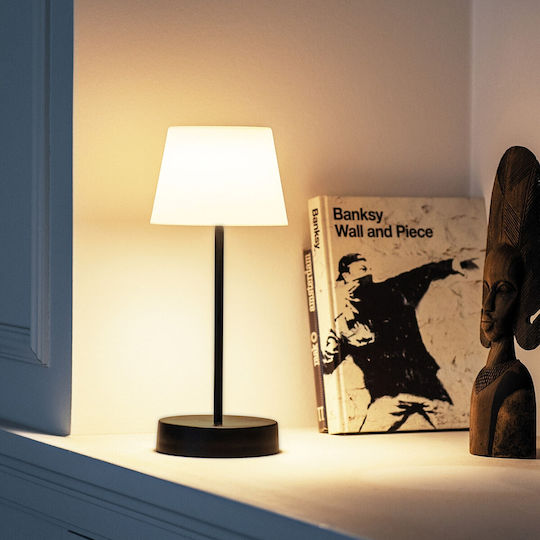 Remember Table Lamp LED with White Shade and Base
