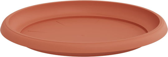 vidaXL Satz 24 Kunststoff Pflanzgefäße Terrakotta 34x28cm