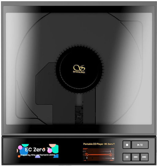 Shanling Tragbares Radio-CD-Spieler mit CD Schwarz