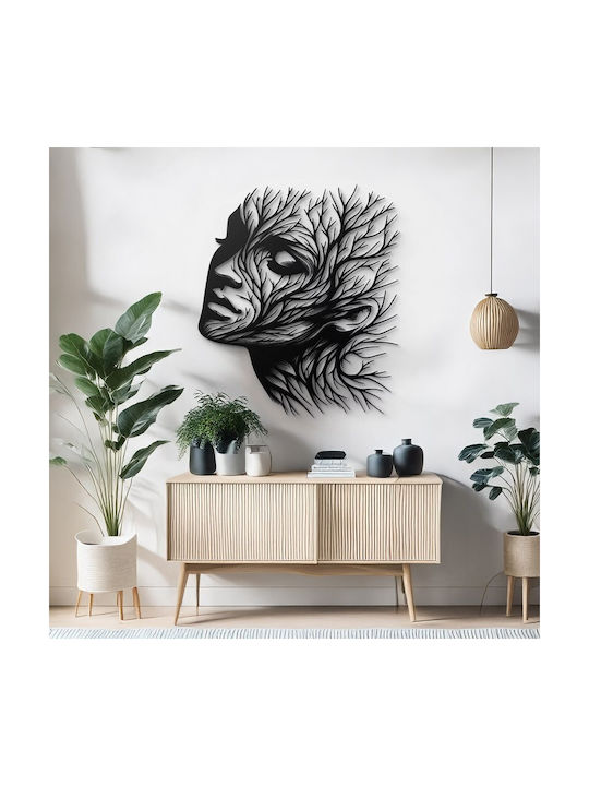 Pakketo Decorative Silhouette Solfy Pakooworld Black Metallic 80x1.5x80cm