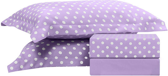 Beauty Home 10101 Σετ Μονό 3τμχ 170x260εκ. Λιλά